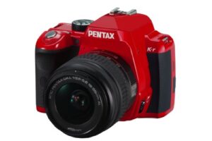 pentax k-r 12.4 mp digital slr camera with 3.0-inch lcd and 18-55mm f/3.5-5.6 lens (red)