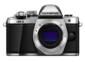 olympus om-d e-m10 mark ii mirrorless camera (silver) – body only