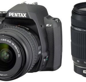 Pentax K-r 12.4 MP Digital SLR Camera with 3.0-Inch LCD and 18-55mm f/3.5-5.6 and 55-300mm f/4-5.8 Lenses (Black)