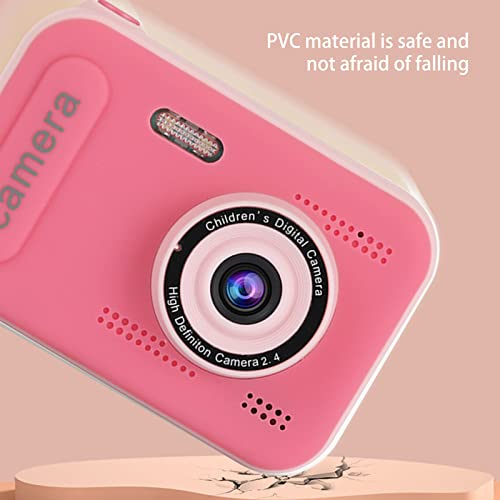 Children's Digital Camera, 2.4 in IPS High-Definition Front and Rear Dual-Camera for Photography Shake-Proof and Fall Proof Game Sports Kids SLR Camera Kids Gift