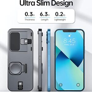 LERCIOR Apple Devices Portable Three-in-one Charging Station Apple Watch 7/6/SE/5/4/3/2/1 Charger Stand, iPhone AirPods Pro 3/2/1 Charging Base Foldable Charger-Gray