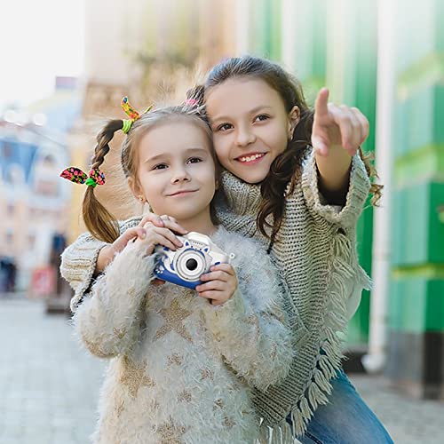 New Children's Photography Video HD Mini Digital Camera Front and Rear Dual Lens 4000W HD Children's Gift Camera Christmas Parent Child Birthday Gift, for 3 4 5 6 7 8 Year Old Girls (Orange)