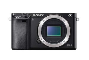 sony a6000 interchangeable lens digital camera – black (24.3mp, body only)