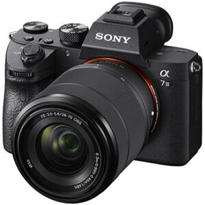 Sony a7III Full Frame Mirrorless Interchangeable Lens Camera with 28-70mm (ILCE-7M3K/B) + Portable Recorder for DSLR Bundle