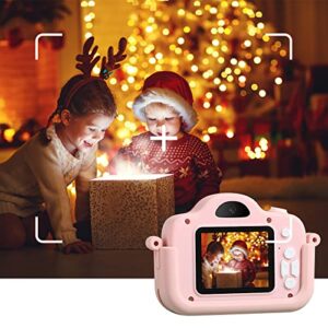 HD Camera for Children's, Front and Rear Dual 2000W HD Camera, TF-Card Max 32G, 1000mA Battery, Video Recording, Creative Photo Frame, Filter Mode, Interesting Puzzle Games,
