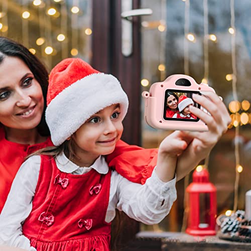 HD Camera for Children's, Front and Rear Dual 2000W HD Camera, TF-Card Max 32G, 1000mA Battery, Video Recording, Creative Photo Frame, Filter Mode, Interesting Puzzle Games,