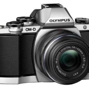 Olympus OM-D E-M10 Mirrorless Digital Camera with 14-42mm 2RK lens (Silver)