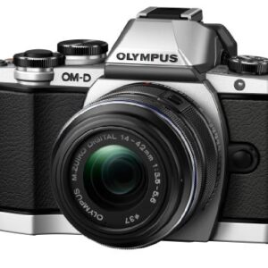 Olympus OM-D E-M10 Mirrorless Digital Camera with 14-42mm 2RK lens (Silver)