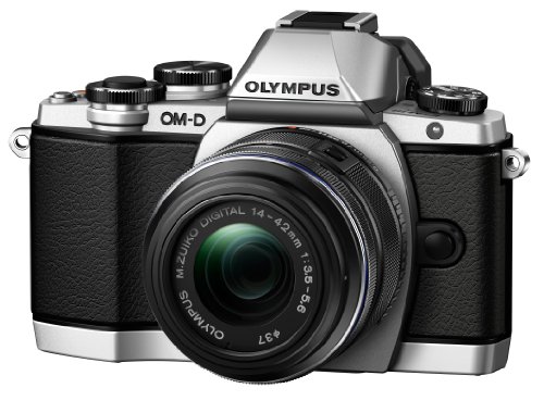 Olympus OM-D E-M10 Mirrorless Digital Camera with 14-42mm 2RK lens (Silver)