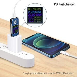 USB C Charger,[2-Pack] iPhone Charger Block, 20W PD Fast Charging Power Adapter Plug for iPhone 14/14 Pro/14 Pro Max/14 Plus/13/12/11, XS/XR/X, Watch Series 8/7 Cube (White)