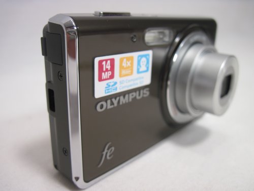 Olympus FE-4020 Digital Camera Gray, 14MP, 4X Wide