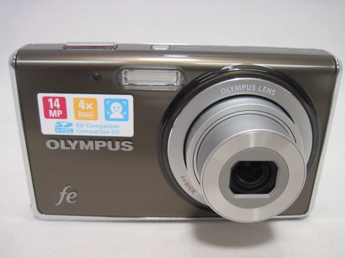 Olympus FE-4020 Digital Camera Gray, 14MP, 4X Wide