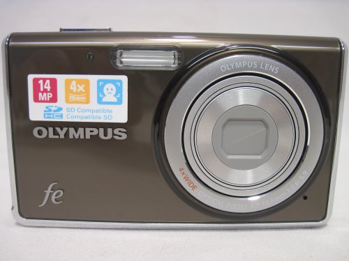 Olympus FE-4020 Digital Camera Gray, 14MP, 4X Wide