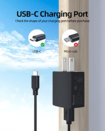 10W USB C UL Listed Charger Fit for Verizon MiFi 7730L 8800L Jetpack 4G LTE Mobile Hotspot WiFi AC Adapter Power Supply Cord with 5Ft USB Type C Charging Cable