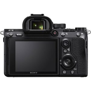 Sony a7III Full Frame Mirrorless Interchangeable Lens Camera Body Bundle with 128GB Memory Card, Monopod, and Soft Carrying Case for Cyber-Shot and Alpha Cameras