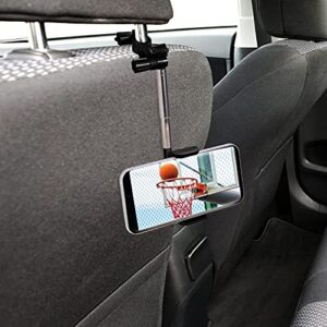 Frienda 360° Rearview Mirror Phone Holder, Universal Car Phone Holder Mount Car Rearview Mirror Mount Phone and GPS Holder, Car Phone Mount Clip Suitable for Most 4-6.1 Inch Mobile Phones (Black)