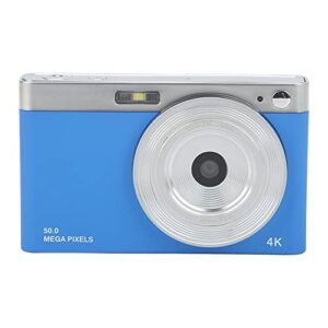 fydun 4k digital camera 50mp vlogging camera 2.88in ips hd mirrorless camera af autofocus 16x zoom for macro shooting(blue)