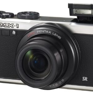 Pentax MX-1 Silver 12MP Digital Camera with 4x Optical Image Stabilized Zoom and 3-Inch LCD Display (OLD MODEL)