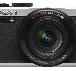 Pentax MX-1 Silver 12MP Digital Camera with 4x Optical Image Stabilized Zoom and 3-Inch LCD Display (OLD MODEL)