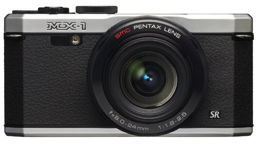 Pentax MX-1 Silver 12MP Digital Camera with 4x Optical Image Stabilized Zoom and 3-Inch LCD Display (OLD MODEL)