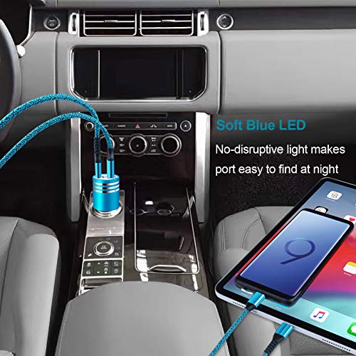 USB C Car Charger for iPhone 14 13 12 Pro Max/12 Mini 11 SE XS XR 8,30W 2-Port Fast Car Adapter Type C PD Car Plug for Samsung Galaxy S23 S22 S21 FE Ultra S20 Z Flip4 Fold4 A14 5G A13 A53 A03s A52 A32