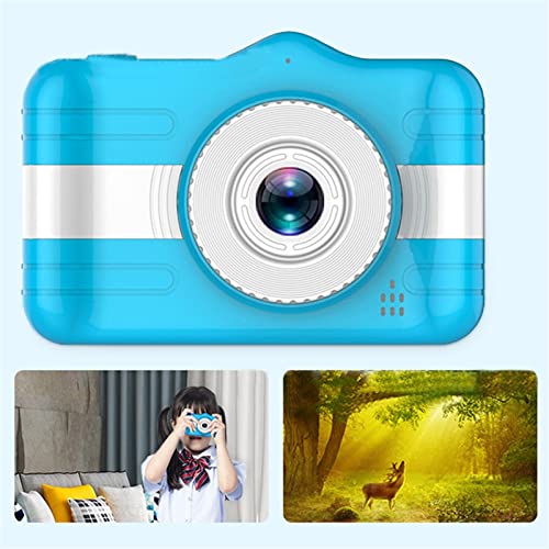 Kids Digital Camera, 3.5Inch HD Screen, Double Lens 2mp, Video 1280x720, 600mAh Rechargeable Battery, Christmas Birthday Gifts for Boys Age 3-9, Portable Toy