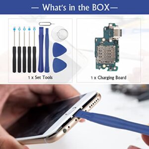 Dock Connector for Samsung Galaxy A53 5G SM-A536U USB Charging Port Flex Cable Replacement for A53 5G SM-A536U Type C Charger Dock Board Connector with Tools