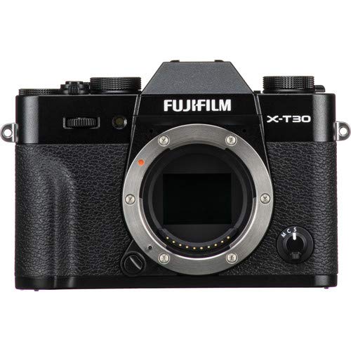 Fujifilm X-T30 Mirrorless Digital Camera (Body - Black) 16619011 Bundled with 2X 32GB Sandisk Memory Cards + More