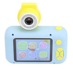 kids digital camera, cartoon dual lens selfie camera video recorder christmas birthday gifts for boys girls