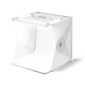 Foldio2 Plus | 15" Portable Product Photo Studio Light Box with Dimmable 5700k LED Light | ORANGEMONKIE | World 1st All-in-One Photo Studio