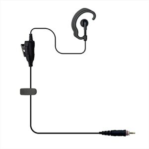 MONICONA G Earhook Headset PTT Mic Earpiece Earphone for Motorola CLP1010e CLP446e CLPe Plus CLP1080e and CLP1083e Radio