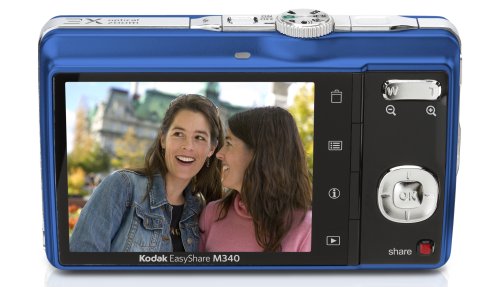 Kodak Easyshare M340 Digital Camera (Blue)