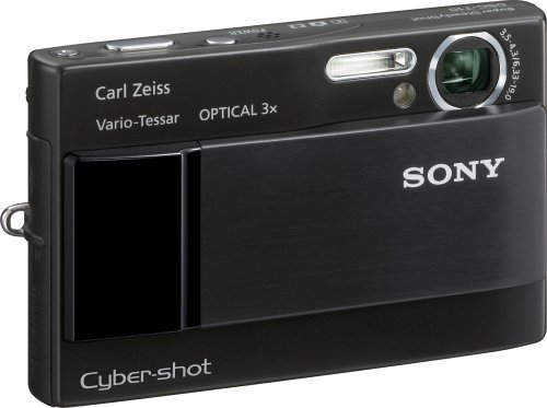 Sony Cybershot DSC-T10 7.2MP Digital Camera with 3x Optical Steady Shot Zoom (Black)