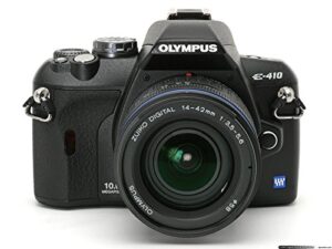 olympus evolt e410 10mp digital slr camera with 14-42mm f/3.5-5.6 and 40-150mm f/4.0-5.6 zuiko lenses