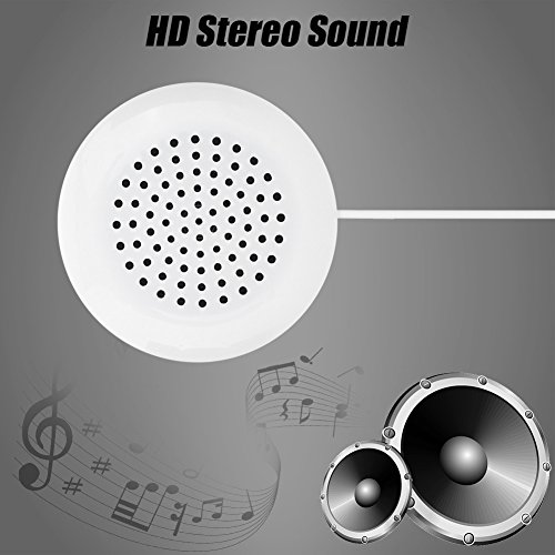 Mini Stereo Speaker,New DIY Pillow Speaker 3.5mm Mini Stereo Speaker,True HD and Unique Soft Sound Portable Speaker,Portable Plug in Speaker with 3.5mm Aux Audio Input,for MP3 Phone Portable CD