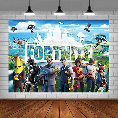 Battle Royale Party Supplies Banner 7X5 FT Photo Backdrop for Boy Baby Shower Birthday Party Decorations