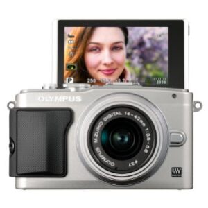 Olympus E-PL5 Interchangeable Lens Digital Camera Double Zoom Kit (Silver) E-PL5 DZKIT - Internatinoal Version (No Warranty)