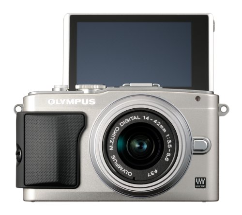 Olympus E-PL5 Interchangeable Lens Digital Camera Double Zoom Kit (Silver) E-PL5 DZKIT - Internatinoal Version (No Warranty)