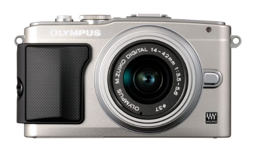 Olympus E-PL5 Interchangeable Lens Digital Camera Double Zoom Kit (Silver) E-PL5 DZKIT - Internatinoal Version (No Warranty)