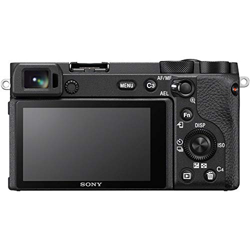 Sony Alpha a6600 Mirrorless Digital Camera 24.2MP 4K with 18-135mm Lens + 64GB & 32GB Memory Cards, Sturdy Equipment Carrying Case, Spider Tripod, Camera Flash, Software Kit and More