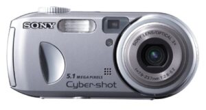 sony cybershot dscp93a 5mp digital camera with 3x optical zoom