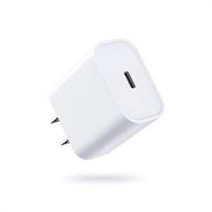 [apple mfi certified] iphone fast charger, veetone 20w power delivery usb c wall charger & pd charger type c fast charge compatible with iphone 12/11/xs/xr 8/ipad/airpods/pixel 5/4, galaxy/lg and more