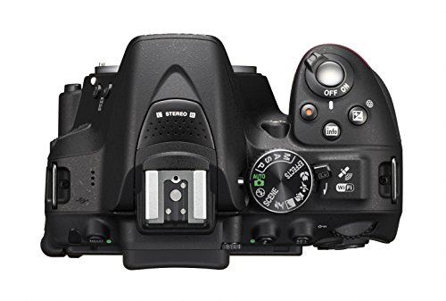 Nikon D5300 24.2 MP CMOS Digital SLR Camera with Built-in Wi-Fi and GPS Body Only (Black) - International Version (No Warranty)