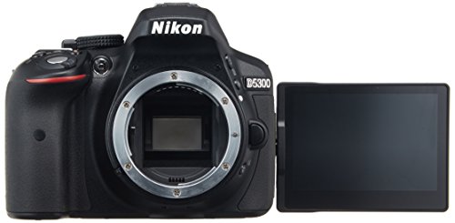 Nikon D5300 24.2 MP CMOS Digital SLR Camera with Built-in Wi-Fi and GPS Body Only (Black) - International Version (No Warranty)