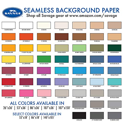 Savage Seamless Background Paper - #1 Super White (53 in x 36 ft)