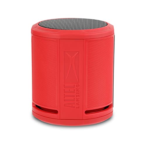 Altec Lansing HydraOrbit - Waterproof Bluetooth Speaker, Lightweight & Portable Speaker for Travel & Outdoor Use, Red