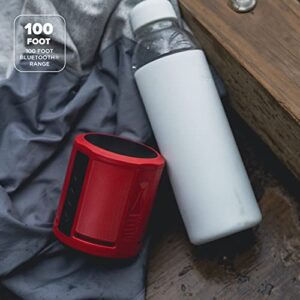 Altec Lansing HydraOrbit - Waterproof Bluetooth Speaker, Lightweight & Portable Speaker for Travel & Outdoor Use, Red