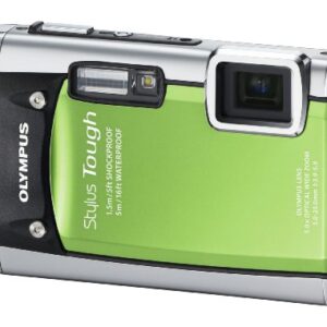 Olympus Stylus Tough 6020 14MP Digital Camera with 5x Wide Angle Zoom and 2.7 inch LCD (Green) (Old Model)