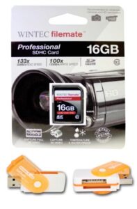 16gb class 10 memory card sdhc high speed 20mb/sec. blazing fast card for canon powershot a2100 is a495 is a3000 is a3100 is. a free hot deals 4 less high speed all in one card reader is included. comes with.