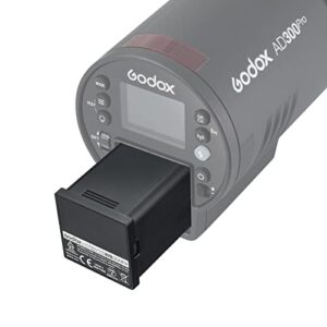 GODOX WB300PA WB300P Lithium Battery Pack AD300 Pro Flash Strobe, Battery Replacement with DC 14.4V 43.2Wh 3000mAh, Meet Your Photography Requirements